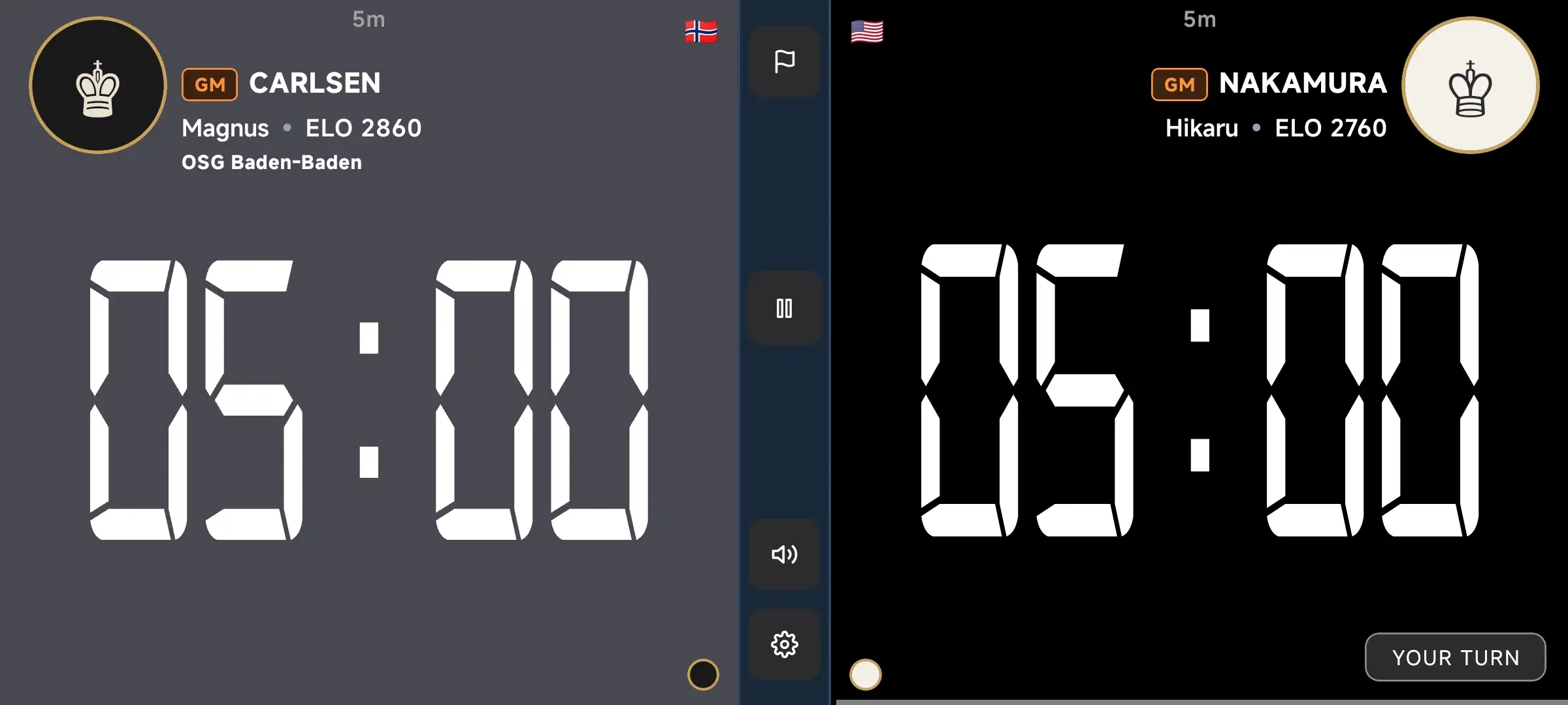 Hauptbildschirm & Pro-Layout